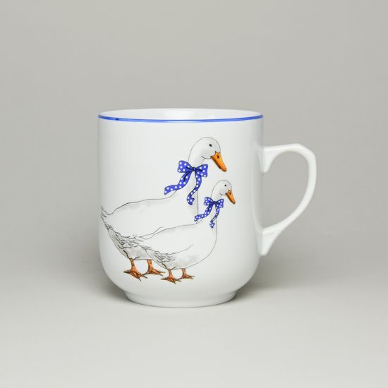 Hrnek Trojka 280 ml, Český porcelán a.s., husy