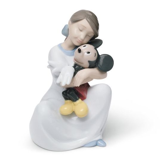 I love you, Mickey, 14 x 9 cm, NAO porcelain figures