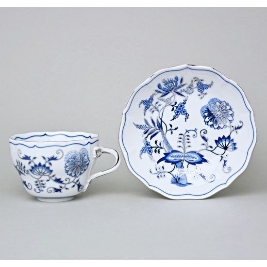 Cup and saucer B + B, 210 ml / 14 cm for coffee, Cesky porcelan a.s.