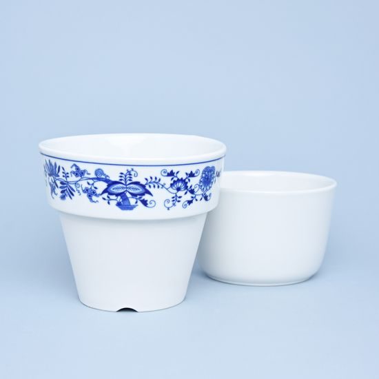 Flower pot 16 cm, Original Blue Onion Pattern