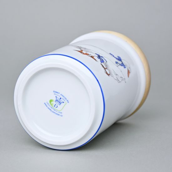 Dřevěné víčko k dózám A-B-C, Český porcelán a.s.