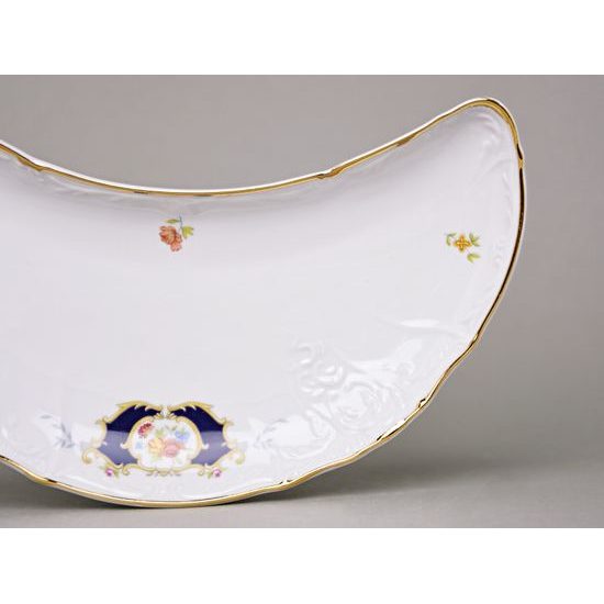 Miska na kosti 22 cm, Thun 1794, karlovarský porcelán, BERNADOTTE erbíky