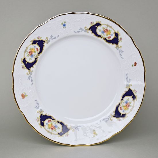Plate dining 25 cm, Thun 1794 Carlsbad porcelain, BERNADOTTE arms