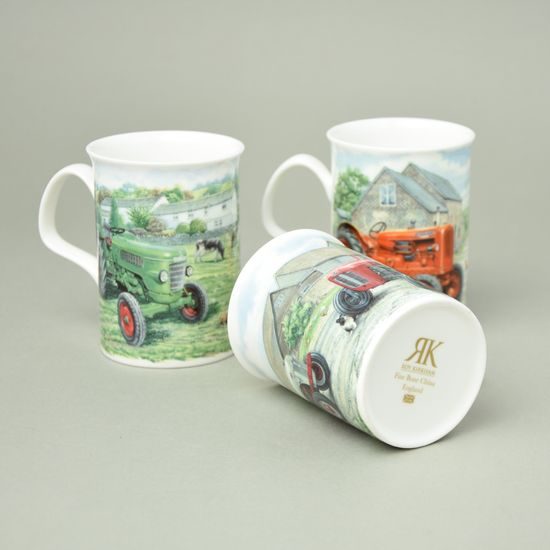 English countryside: Lancaster mug 320 ml tractor, Roy Kirkham China