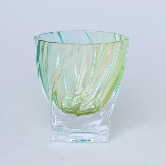 PONTI - Duha (žluto-zeleno-modrá), Sklenice na whisky, 320 ml, Bohemia Treasury
