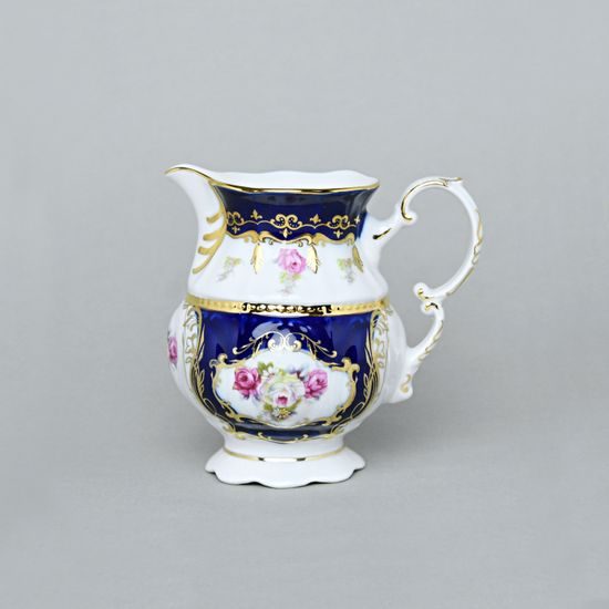 440: Cukřenka 300 ml, Sonáta, kobalt + růže, Leander Loučky (2)