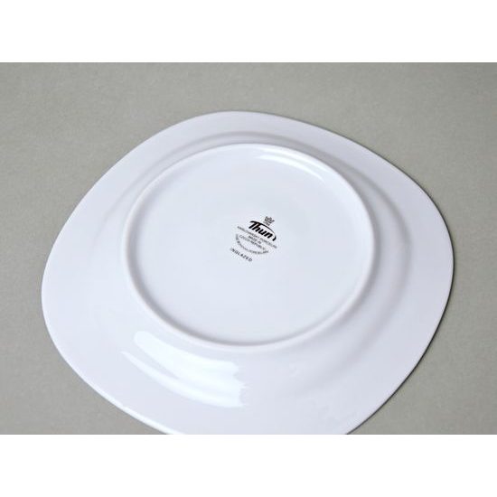 Saucer Leon Poppy Flower 15,5 cm, Thun 1794, Carlsbad Porcelain