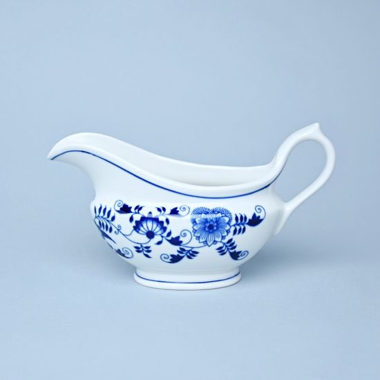 Sauceboat oval with handle 300 ml, Original Blue Onion Pattern
