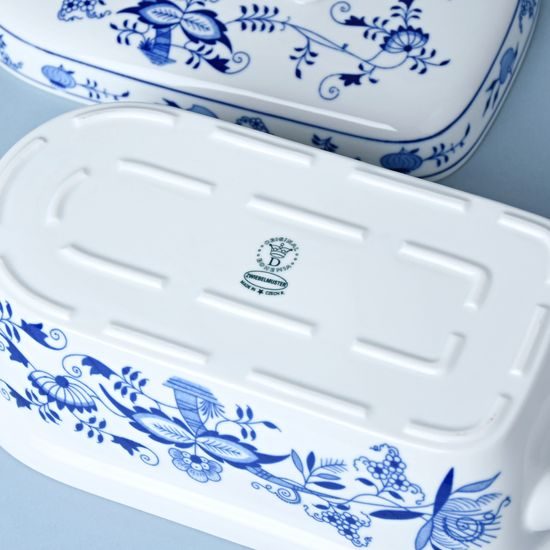 Baking Pan small 29,5 x 15,5 cm, Original Blue Onion Pattern
