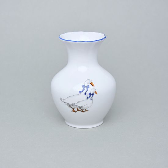 Váza 2544 13,5 cm, Český porcelán a.s., husy