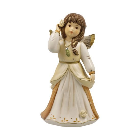Angel Dressed up for Christmas 8,5 / 7,5 / 15,5 cm, stoneware, Goebel