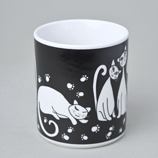 Hrnek Big 470 ml, Kočky, Thun 1794, karlovarský porcelán
