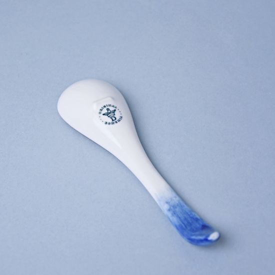 Lžíce Japan - porcelánová 17,2 x 4,5 cm, Cibulák, originální z Dubí