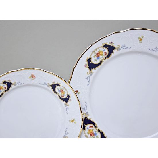 Plate set for 6 pers., Thun 1794 Carlsbad porcelain, BERNADOTTE arms