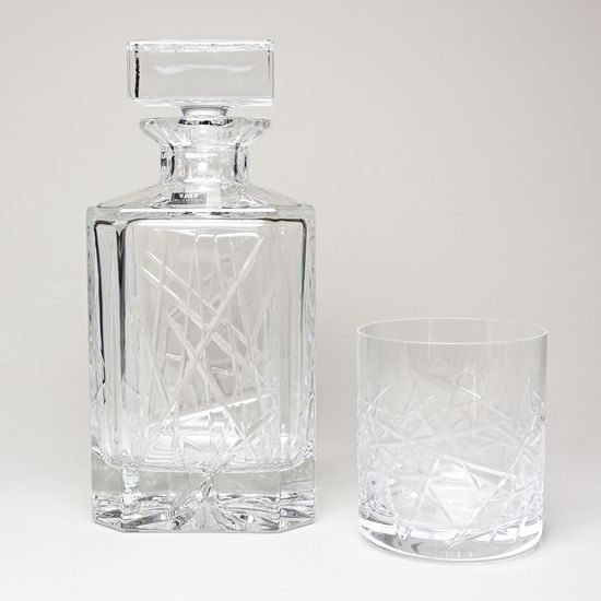 Graffiti whisky sklenka 310 ml, FMF Bohemia, Bohemia Crystalite