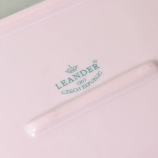 Butter dish for 250 g butter, Leander, decor 3051, rose china
