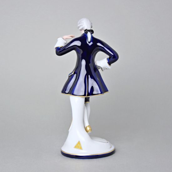 Gentleman rococo 10 x 10 x 23,5 cm, Porcelain Figures Duchcov