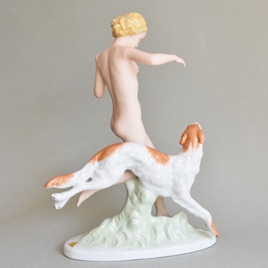 Diana 27 x 15,2 x 36 cm, Saxe, Porcelánové figurky Duchcov