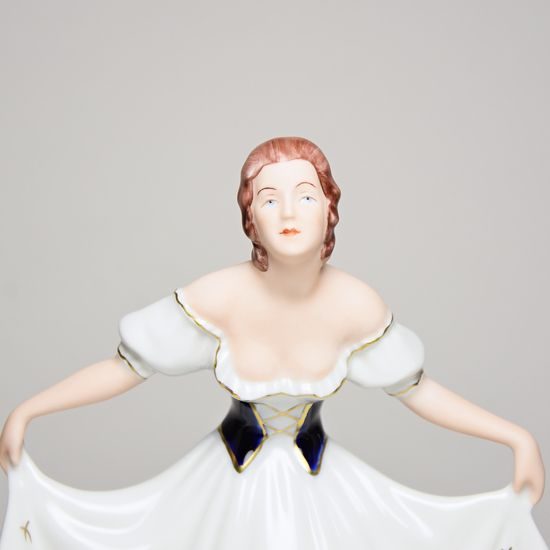 Girl Rococo, 17 x 11 x 19,5 cm, Isis, Porcelain Figures Duchcov