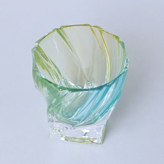 PONTI - Duha (žluto-zeleno-modrá), Sklenice na whisky, 320 ml, Bohemia Treasury