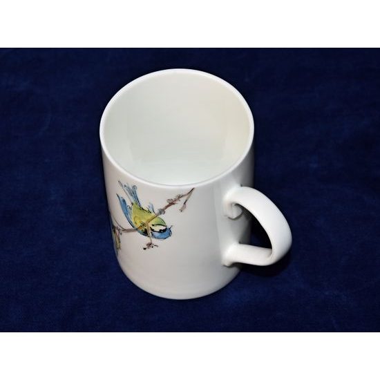 Bird collection - Blue Tit: Mug Lucy 320 ml, English Fine Bone China, Roy Kirkham