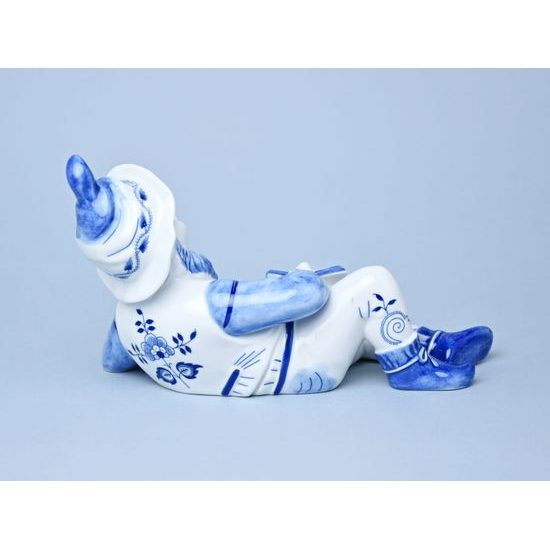 Trpaslík ležící s knihou Ferdinand 25 x 15 cm, Cibulák, originální z Dubí