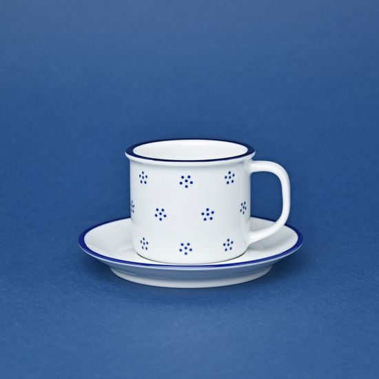 Mug Retro 180 ml smaller + saucer 14 cm, Valbella, G. Benedikt 1882