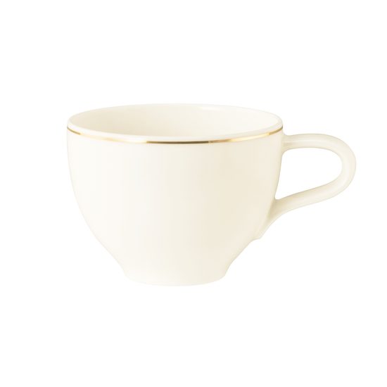 Coffee cup 0,26 l, MEDINA gold, Porcelán SELTMANN