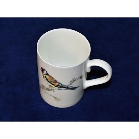 Birds collection - Goldfinch: Mug Lucy 320 ml, English Fine Bone China, Roy Kirkham