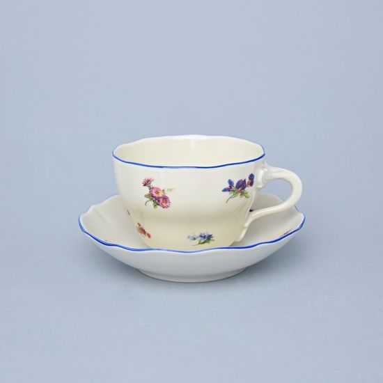 Cup and saucer B coffee 0,20 l, 2 pcs., Gift box, Hazenka IVORY, Cesky porcelan a.s.