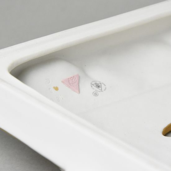 Nástěnné hodiny Vikomt 28 x 33 cm, Purpur 1, Royal Dux Bohemia