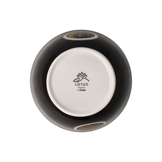 Bowl Jin Jang black 15 / 15 / 7cm, Fine Bone China, Goebel