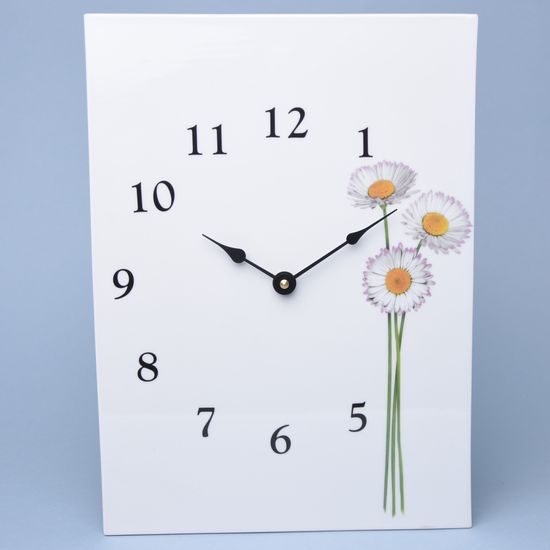 Daisy wall clock 35,5 x 25 cm, Český porcelán a.s.