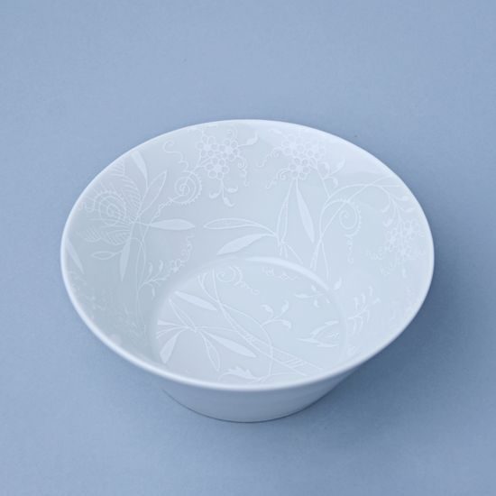 Bohemia White DECOR, Miska nejen na polévku 0,4 l, design Pelcl, Český porcelán a.s.