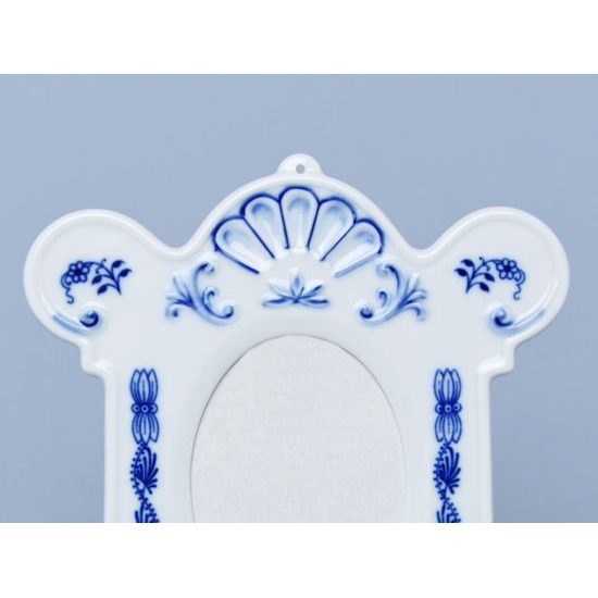 Wall Picture frame 13,5 x 17 cm (for a photo 9 x 7 cm), Original Blue Onion Pattern