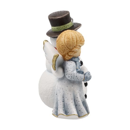 Angel There for Each Other 10 / 6 / 12cm, biscuit china, Goebel