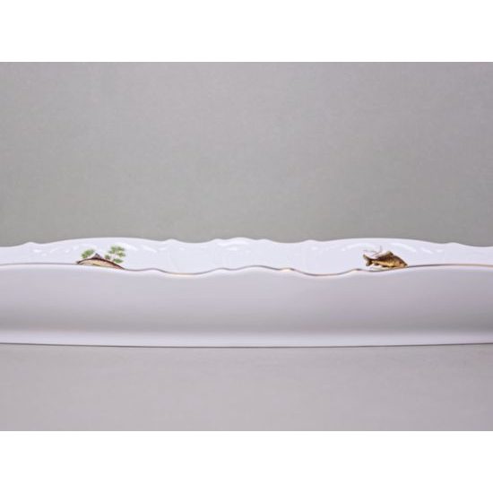 Fish tray 65 cm, Thun 1794 Carlsbad porcelain, BERNADOTTE fishing