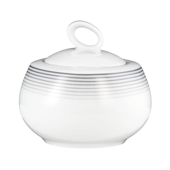 Sugar bowl 0,25 l, Trio 23328 Nero, Seltmann Porcelain