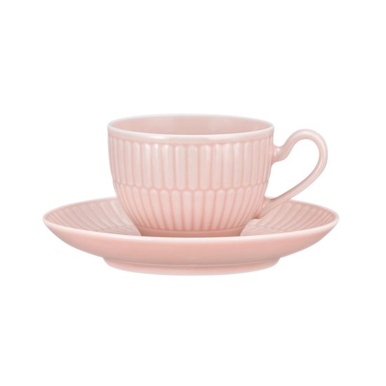 Cup espresso 110 ml + saucer 12 cm, Amina Rose, Seltmann porcelain
