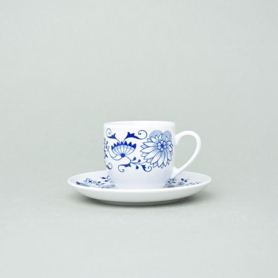 Coffee cup 0,16 l and sacuer 135 mm, Henrietta, Thun 1794 Carlsbad porcelain