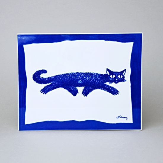 Cooking mat 20 x 25,5 cm, Kitty, Miroslav Oliva, Cesky porcelan a.s.