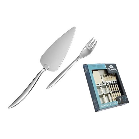 ELEGANCE: Dessert set for 6 pers., Toner cutlery