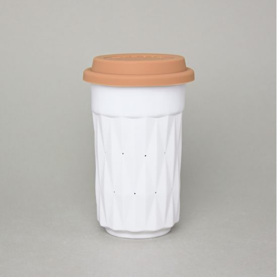 Thermo Cup Diamond White, 350 ml, Porcelain Goldfinger