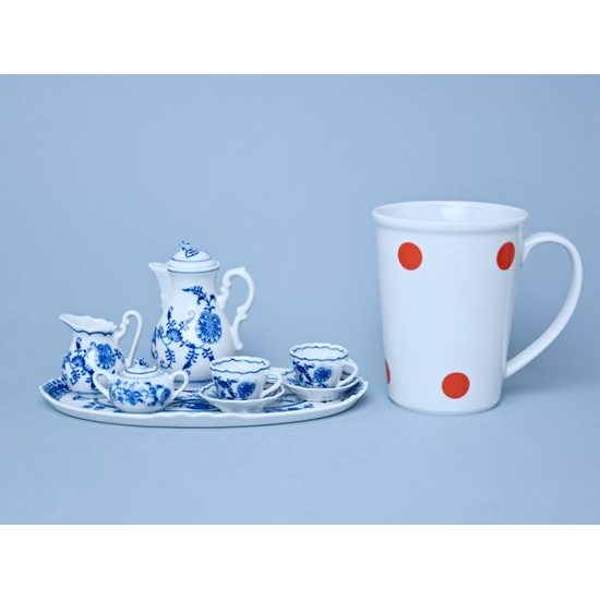 Souprava kávová mini 8 dílná, Cibulák, originální z Dubí