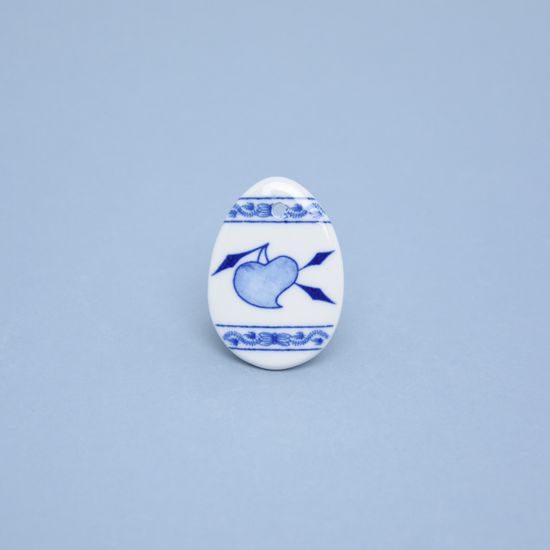 Easter decoration - Egg 5,5 x 3,9 cm, Original Blue Onion Pattern