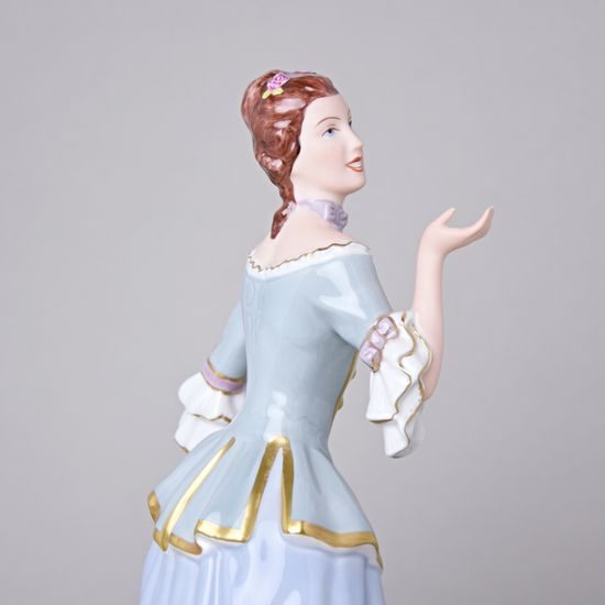 Lady Rococo 17 x 12,5 x 31,5 cm, Luxor, Porcelain Figures Duchcov