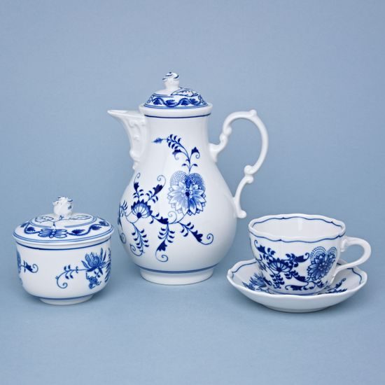Coffee set for 4 pers., Original Blue Onion Pattern