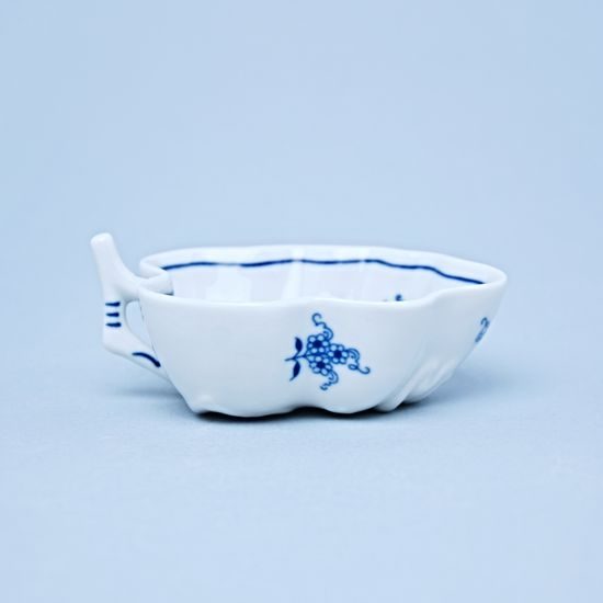 Leaf sugar bowl 10,8 cm, Original Blue Onion Pattern