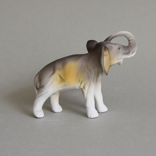 Elephant 14 x 6 x 10,5 cm, Porcelain Figures Duchcov