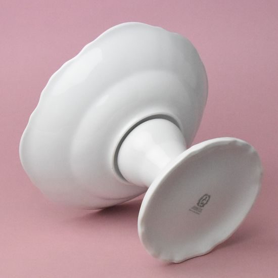 Růžová linka: Mísa na noze 25 cm, Thun 1794, karlovarský porcelán, BERNADOTTE růžičky